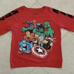 Marvel Comics Avengers Jersey Shirt Size XL Red