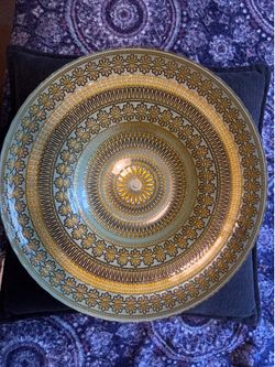 Decorative Metallic Charger Plate / Wall Decor