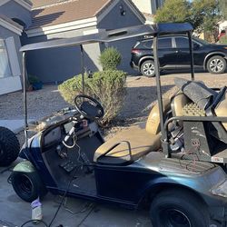 36v golf cart w/ lights & stereo
