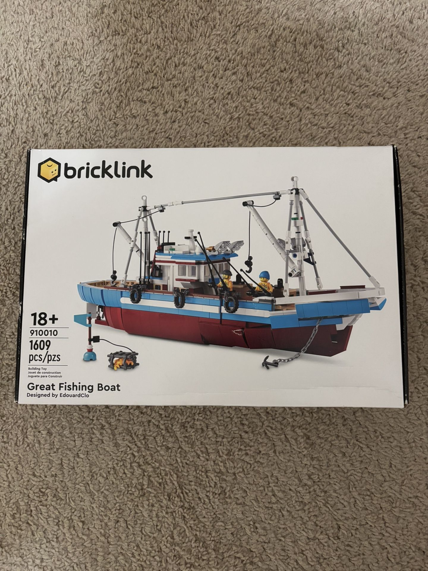 Lego Bricklink Great Fishing Boat 910010