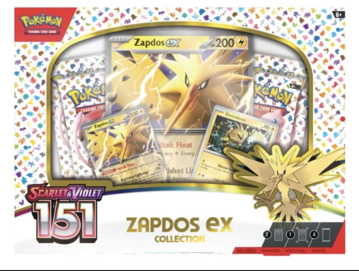 Zapdos EX 151 Box