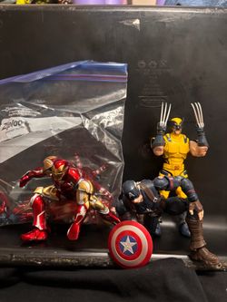 Blockees Ironman Wolverine captain america