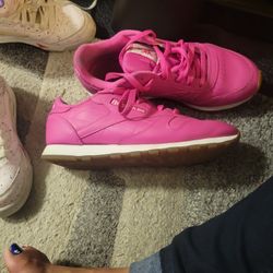 Like NEW HOT PINK REEBOK SHOES