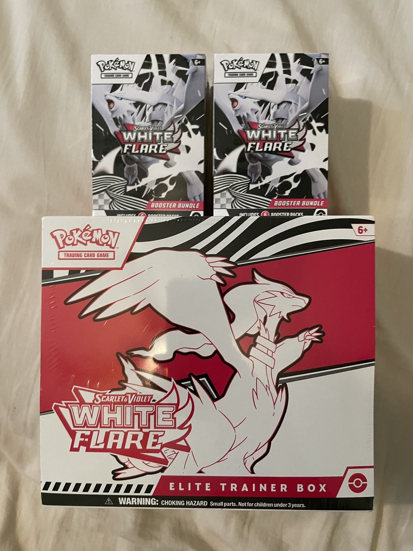 Pokemon White Flare ETB + 2 Booster Bundles