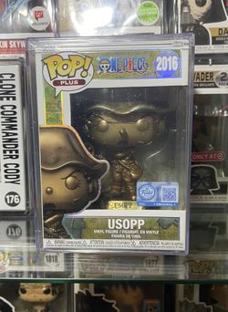 FUNKO POP! PLUS ONE PIECE #2016 USOPP BRONZE STATUE