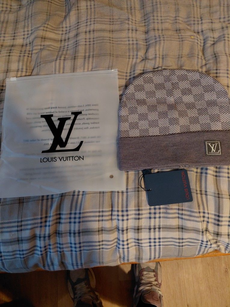 Grey Lv Winter Beanie 