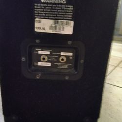 12 In Yamaha Speaker Used