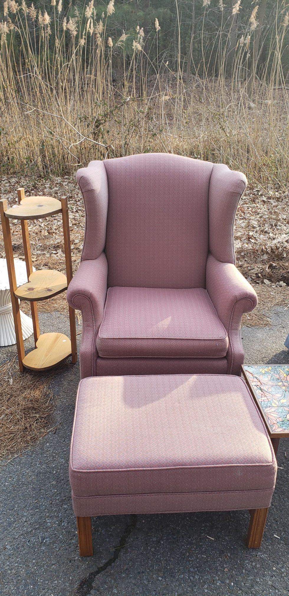 Chair and ottoman
