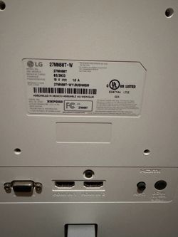 LG 27” FHD (1920 x 1080) IPS Display, computer, desktop, laptop
