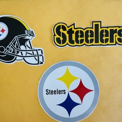 3 Pack Pittsburgh Steelers NFL American Football Sticker Decal