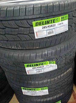 New tires 285/45/22 Delinte tires $160 each plus tax