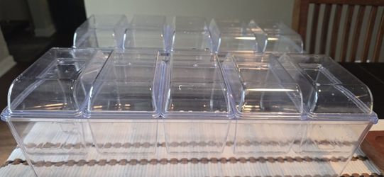 2 Bar Garnish Trays/ Fruit Tray