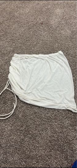 Bathing suit cover-up skirt with string to tighten size extra large