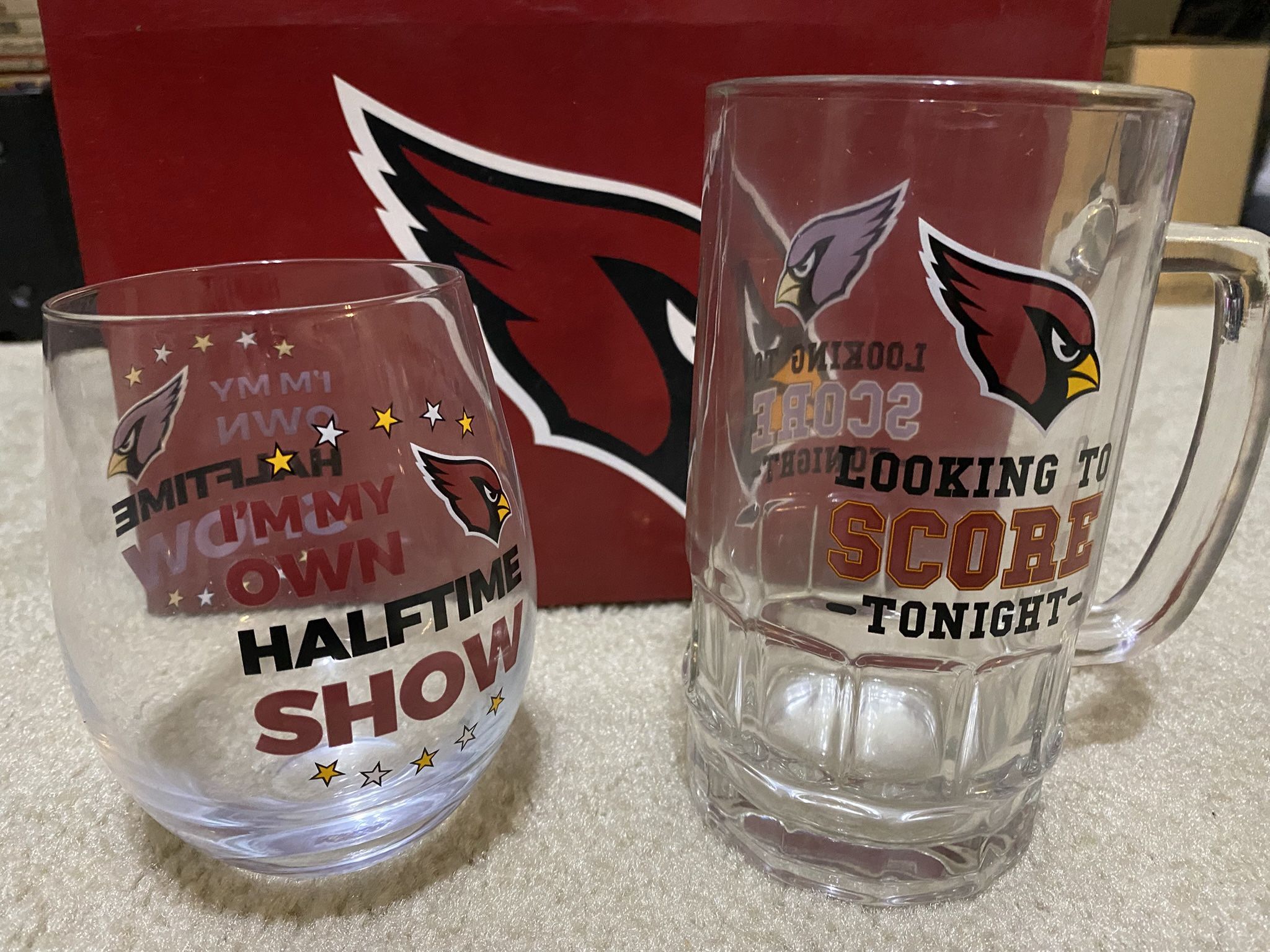 His/Hers Cardinal’s Drinkware and Box