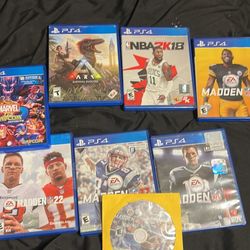 PS4 games for sale 5 a piece 30for all