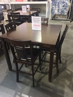 5Pc UPH Counter Height Table Set Sale