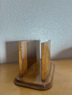 Wooden Napkin or Letter Holder