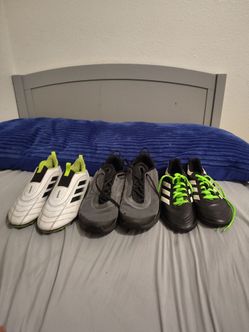 Adidas goletto vi soccer cleats/ Adidas goletto ix lasses soccer cleats/Nike pro max 2090
