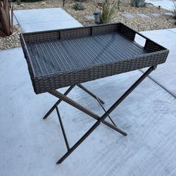 Rectangle Rattan Folding Coffee Table Indoor/Outdoor