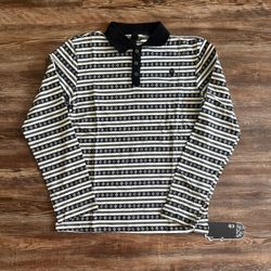 Chrome hearts long sleeve polo shirt size S