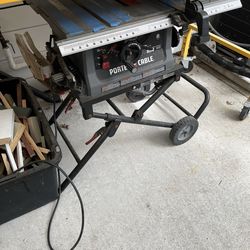 Portable 10” tablesaw