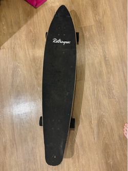1 skate board and 2 long boards retrospec