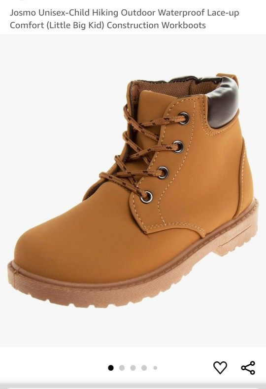 Big Kid Size 1 Hiking Boots New