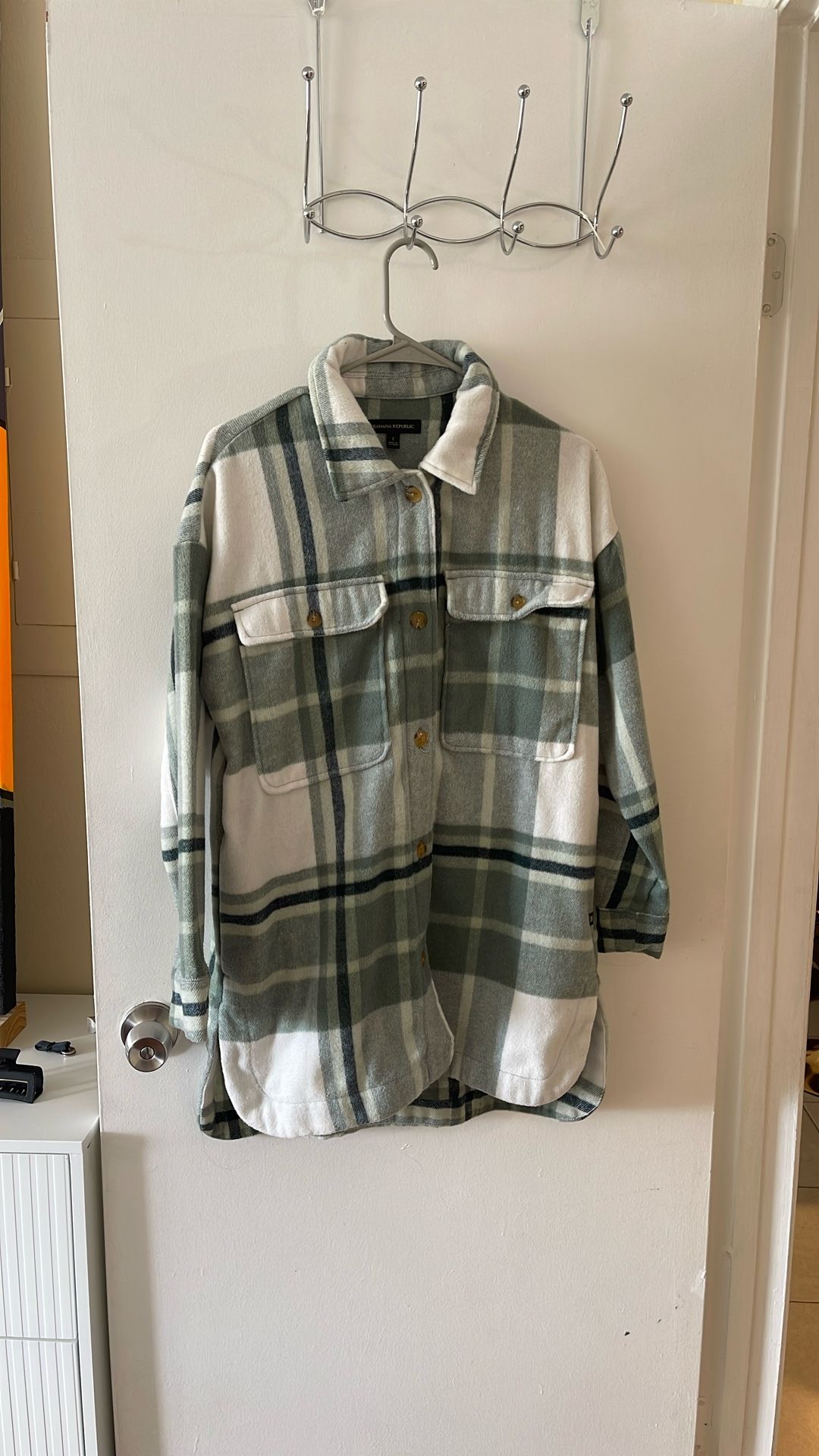 Banana Republic Flannel Jacket Women’s