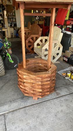 Wooden Wishing well