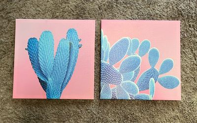 Cactus Canvas Wall Art