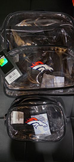 Broncos back pack and fanny pack set