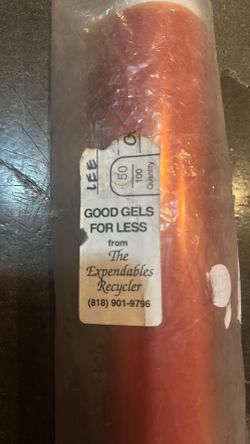 LEE Filters Professional Lighting Gel Roll – 204 Full CTO (Color Temperature Orange)