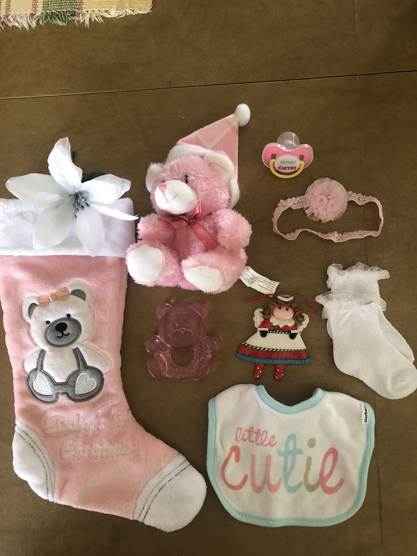 BABY’S 1st CHRISTMAS FILLED STOCKING