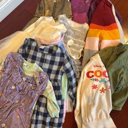 Kids Size 4 And 5 Dresses And Jackets Bundle