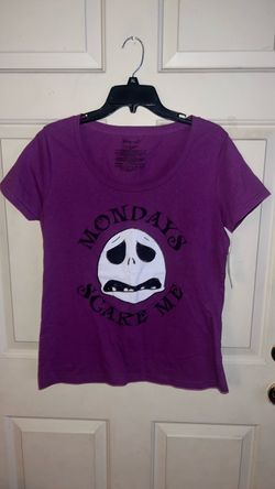 Disney Jack Skellington purple and women’s tee L new