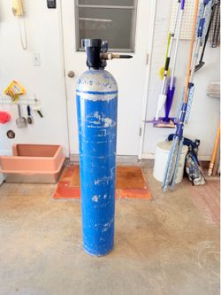 Helium tank empty
