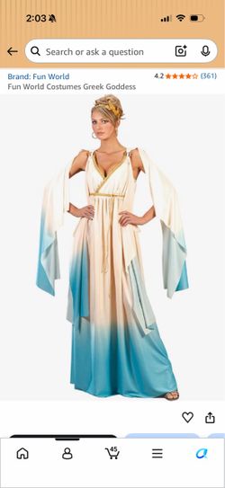 Greek Goddess Dress Small/Medium