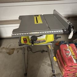15 Amp 10 in. Compact Portable Corded Jobsite Table Saw with Folding Stand
