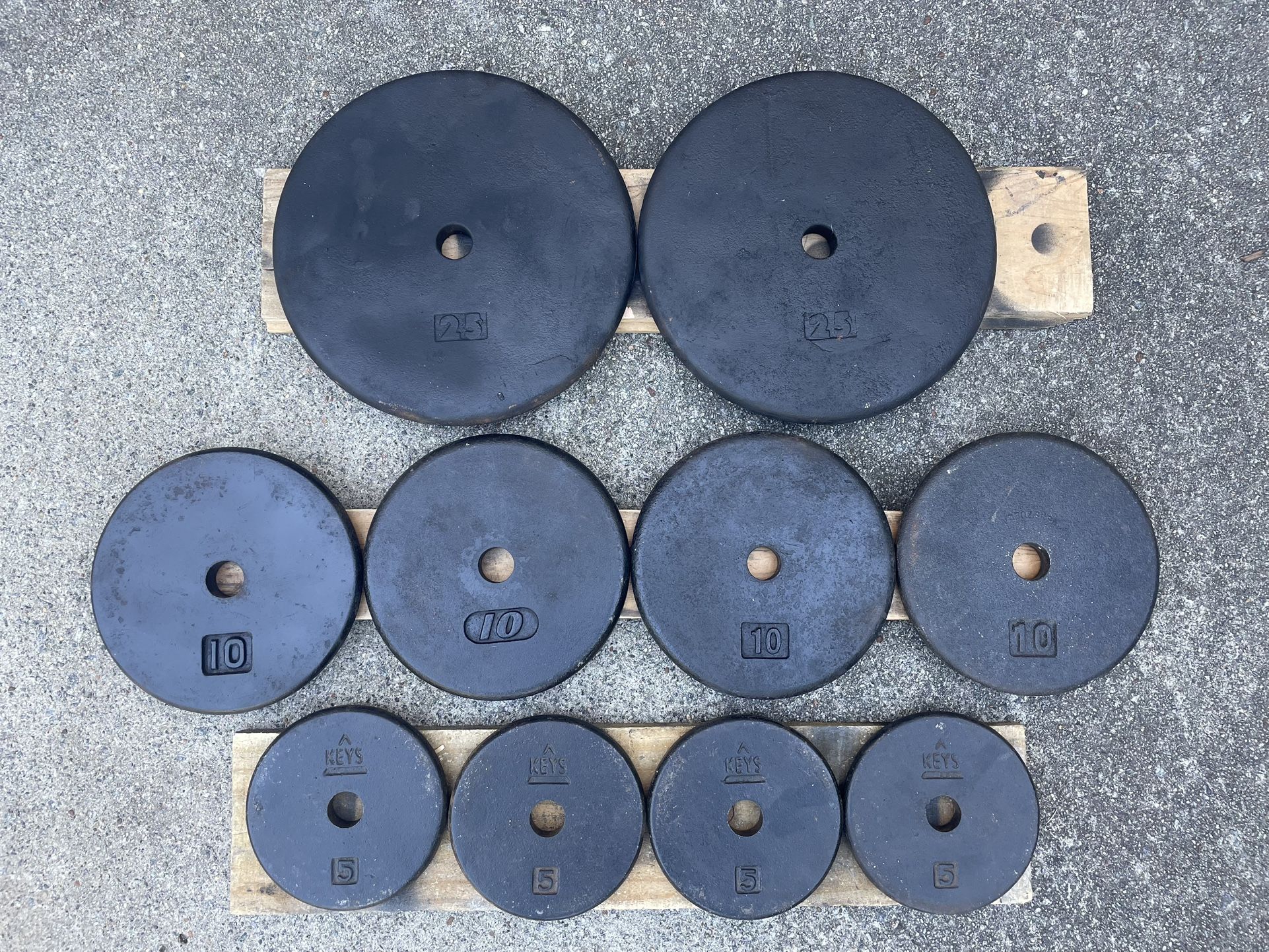 110 lbs Pancake Style Weight Plates