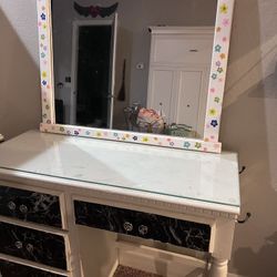 Antique Desk Solid Wood