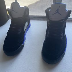 Jordan 5 racer blue no box used