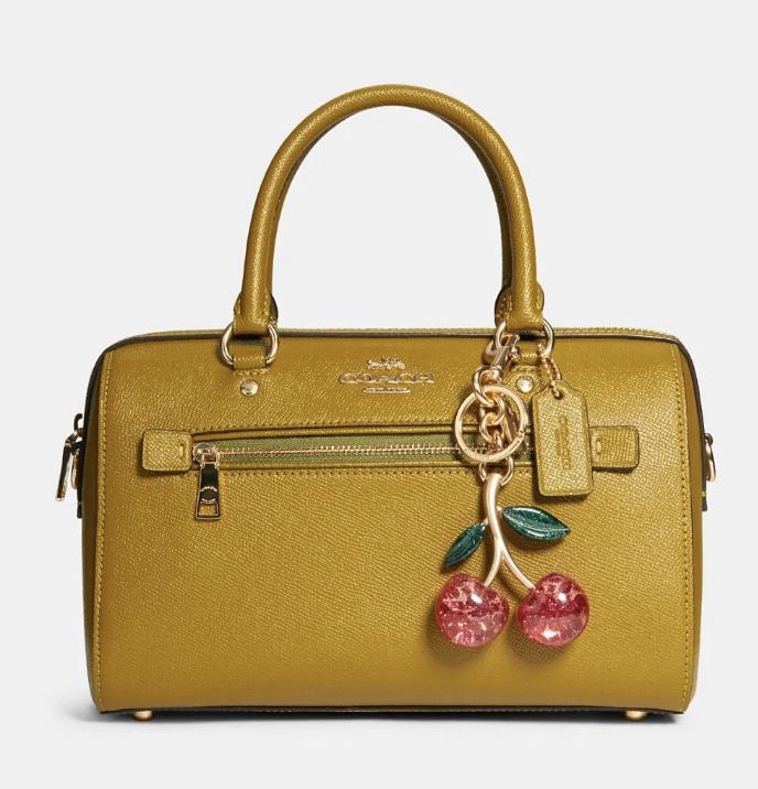 Auth COACH SIGNATURE CHERRY GOLD BAG CHARM TOTE PURSE KEY CHAIN FOB 88547  for Sale in Oceanside, NY - OfferUp