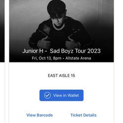 Junior h Tickets