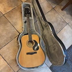 Mitchell D12C Acoustic Guitar w/ Hard Case – Great Condition