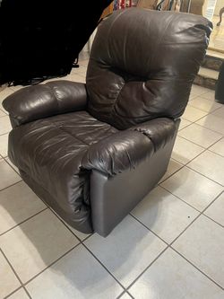 One Seat Dark Brown recliner
