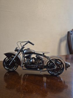 Handmade metal motorcycle
