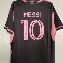  Messi Inter Miami CF 2023 Away Black for Men’s  Size: 3XL