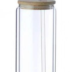 Box of 25 - 16oz Glass Pre-drilled Double Wall Snowglobe Blank Cups