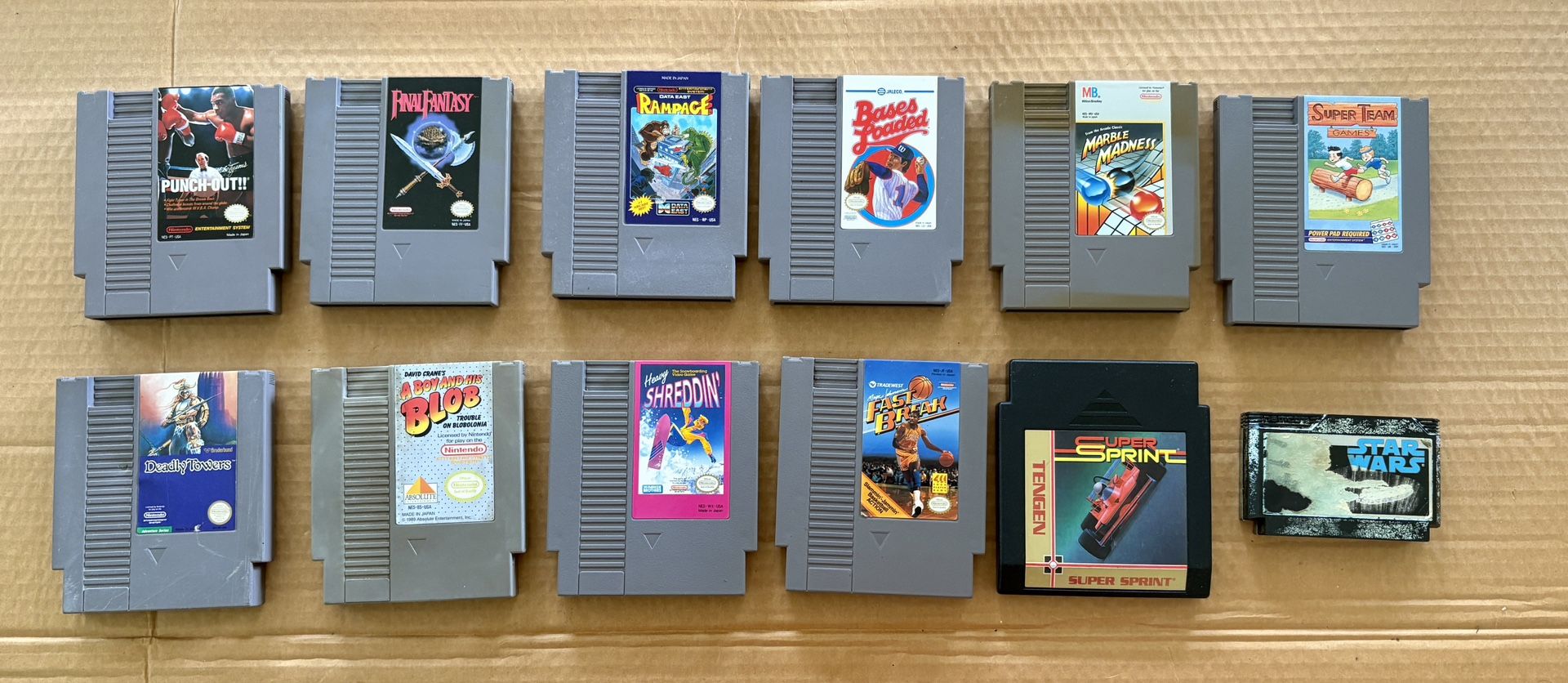 11 NES Games + 1 Famicom Game