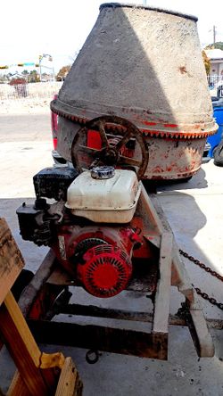 Wagner Industrial Cement Mixer Honda Motor